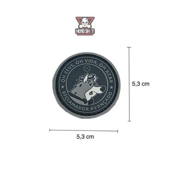 Emborrachado Patch Reclamador Avançado Velcro Colado Costurado