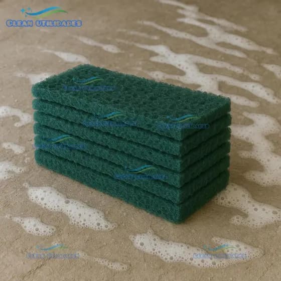 Kit Fibra de limpeza pesada 26 x 10 - 5 peças
