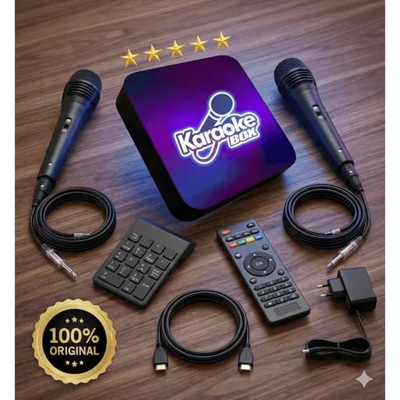 Karaoke Box Videoke profissional Com Pontuação + 2000 Canções + 12Mil Musicas Para Personalizar