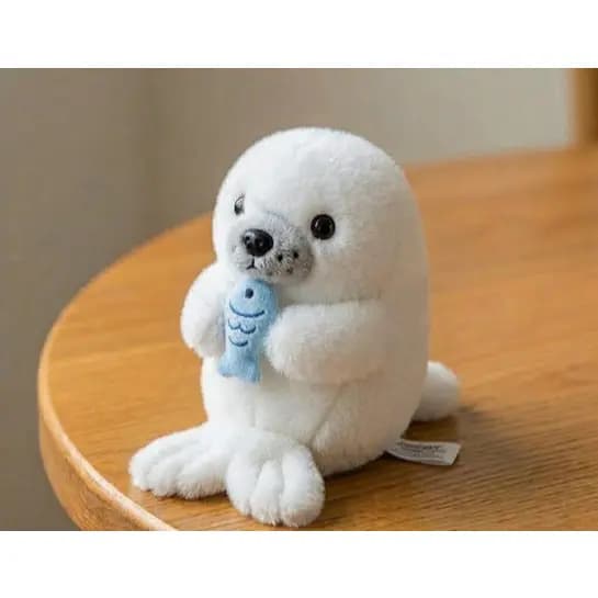 Foca de Pelúcia Macia e Fofa