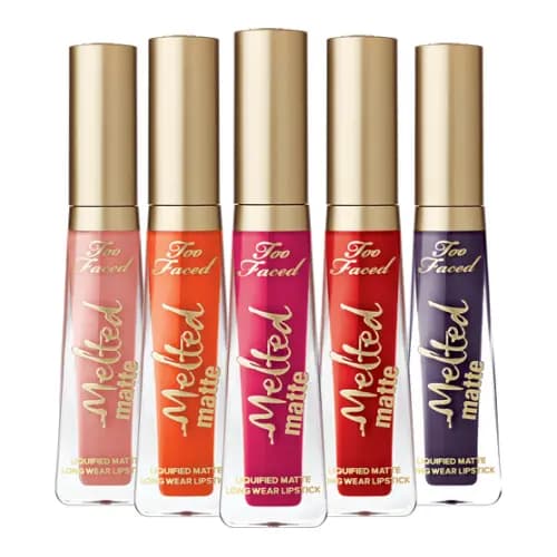 Batom Liquido Melted Matte Too Faced Varias Cores