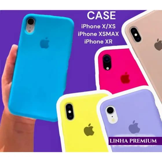 Case Capa Capinha Aveludada para Iphone X/XS XSMAX e XR