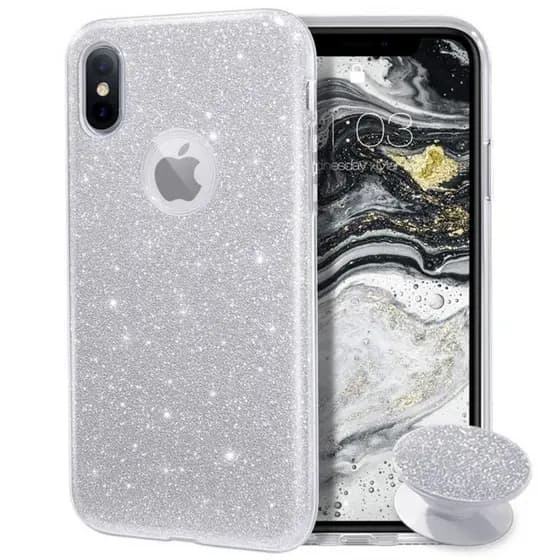 Capa Capinha Brilho Com Pop para iPHONE
