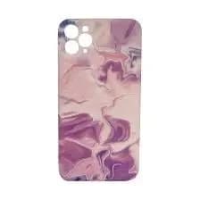Capinha Para iPhone XS Case Silicone Aveludado Cor Rosa Mármore