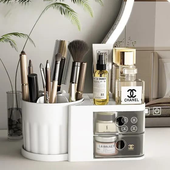 Organizador Mesa LKS Porta Treco Caneta Gaveta/Maquiagem Escritório Multiuso