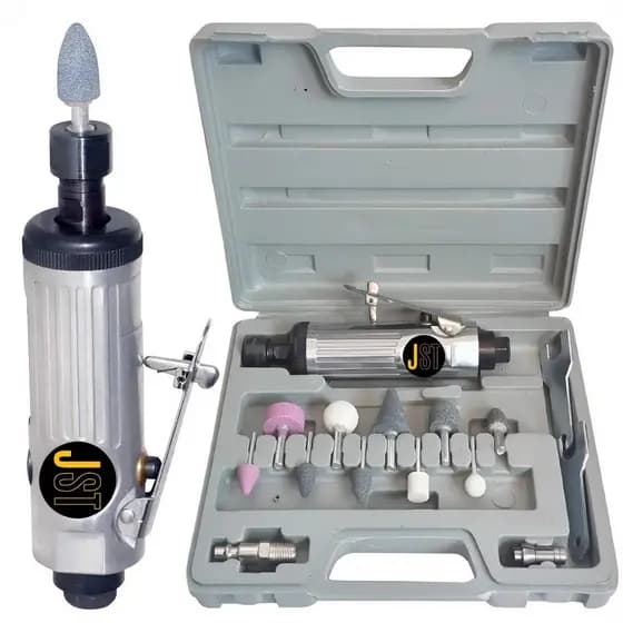Micro Retífica Pneumática com Kit de Acessórios – JMR16 JST