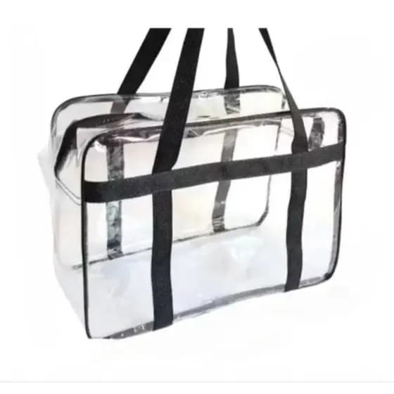 Bolsa Malote Cristal /PRETO ,G020