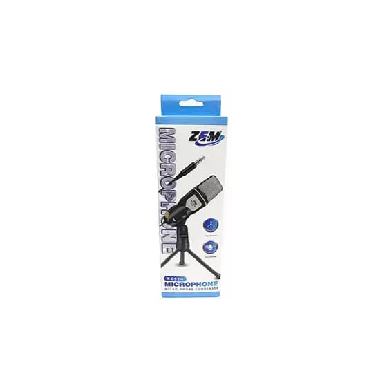 Microfone Condensador Profissional Live Gamer Mini Tripé