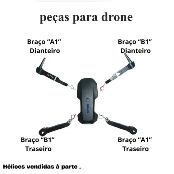 Peças de reposição para E88 E99 Braços Motores Engrenagens Câmeras Baterias Pronta Entrega