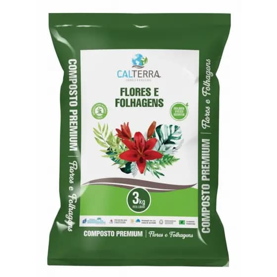 Substrato Para Flores e Folhagens 3kg Calterra