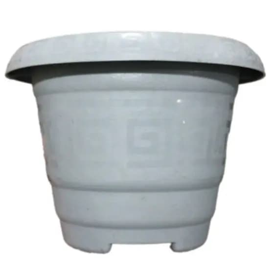 Vaso Plastico Grego 13cm Plasmont