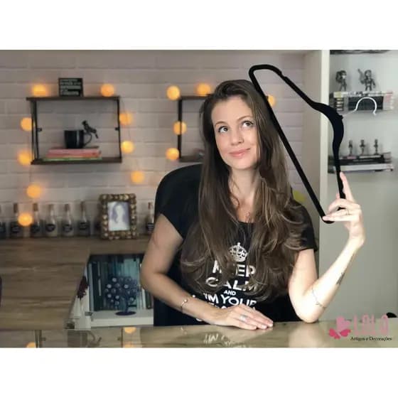 Cabide de Veludo Slim 45cm Preto 50 pecas