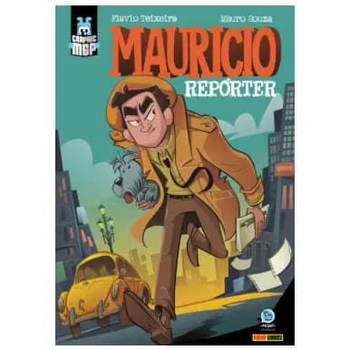 Livro Graphic Mauricio repórter - Capa Brochura