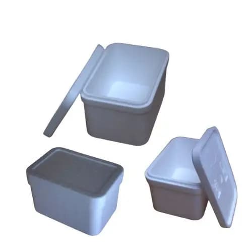 10cx termica isopor 2 litros kg - 20 x 14 x 13 cm