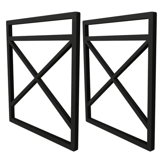 Kit 02 unidades Suportes Estilo Industrial 30cm De Profundidade