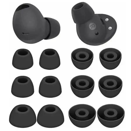 Kit 3 Pares Borracha Borrachinha Silicone P/ Fones De Ouvido Intra-Auriculare Substituição