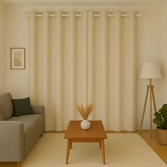 Cortina Roma 3,00x2,20 com ilhos para varão simples sala quarto porta decorativa