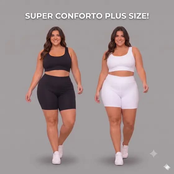 Top Academia Plus Size Feminino Fitness Treino Yoga Corrida Musculação – Kit 2 ou Unitário