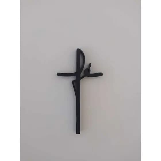 Palavra FÉ Decorativa em Forma de Cruz Para Porta ou Parede Em Alta Qualidade Quadro Para Pendurar