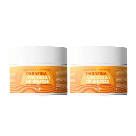 Kit 2 Parafina Ativadora de Bronze Fio Cabana | Bronze Intenso Marquinha Pele Iluminada Nutrição