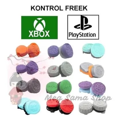 borrachinha kontrol freek analogico para controle ps4-ps5-xbox one- xbox S- xbox X