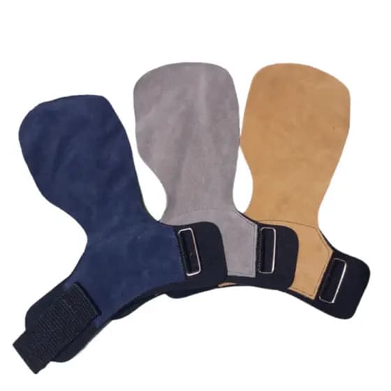 Luva Hand Grip Couro Camurça com Neoprene Crossfit e Academia Qualidade Premium