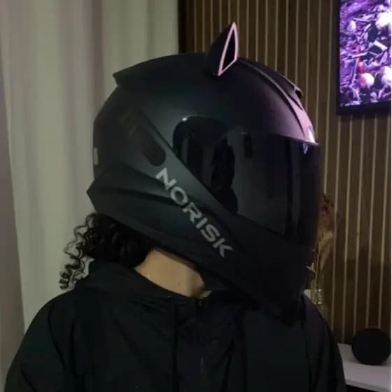 Orelhas de Gato para Capacete – Estilo Cat Ears