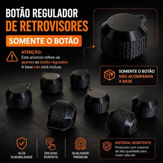 Botão do Retrovisor Elétrico Gol Voyage Saveiro G5 G6 G7