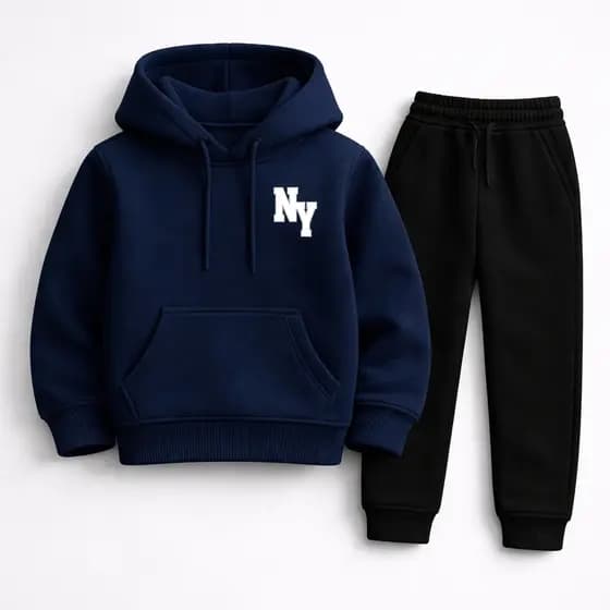 Conjunto Masculino Infantil Moletom Infantil Masculino Estampado Blusa de Frio Flanelada