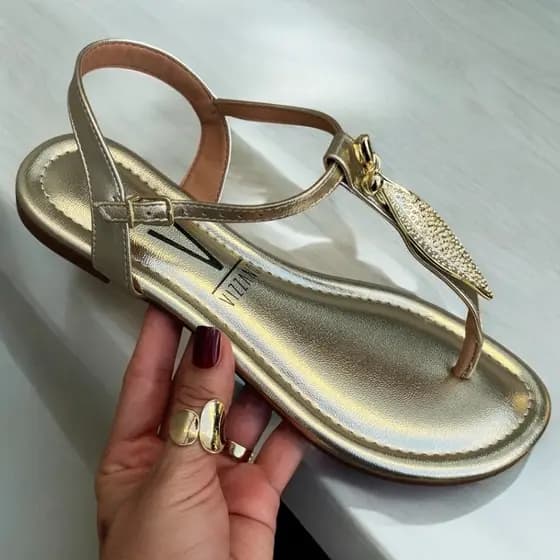 Sandália Feminina Rasteira Vizzano Original Rasteirinha Confortável e Leve