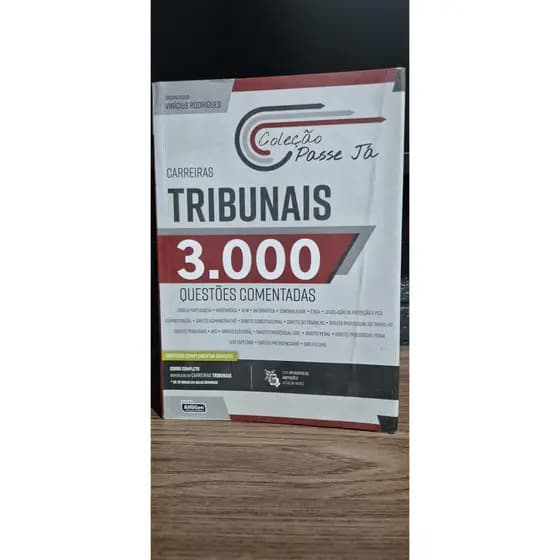 Usado: Passe Já - 3000 Questões Comentadas - Carreiras Tribunais
