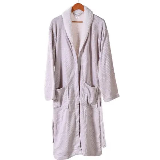 Roupao Sherpa La de Carneiro Toque Flannel Macio Quentinho