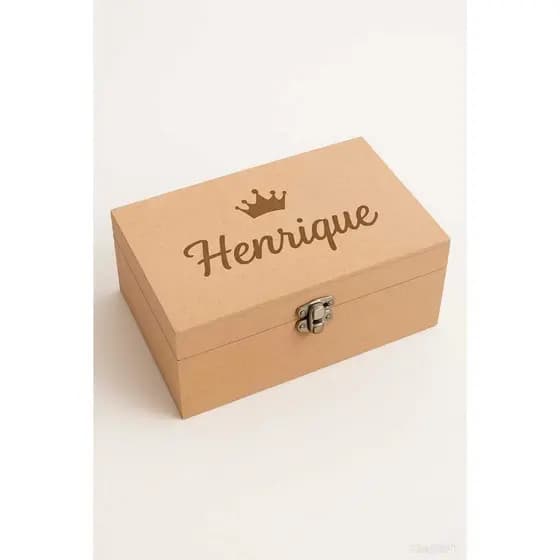 Caixa MDF Personalizada com Nome - Mini Presente / Brinde Especial