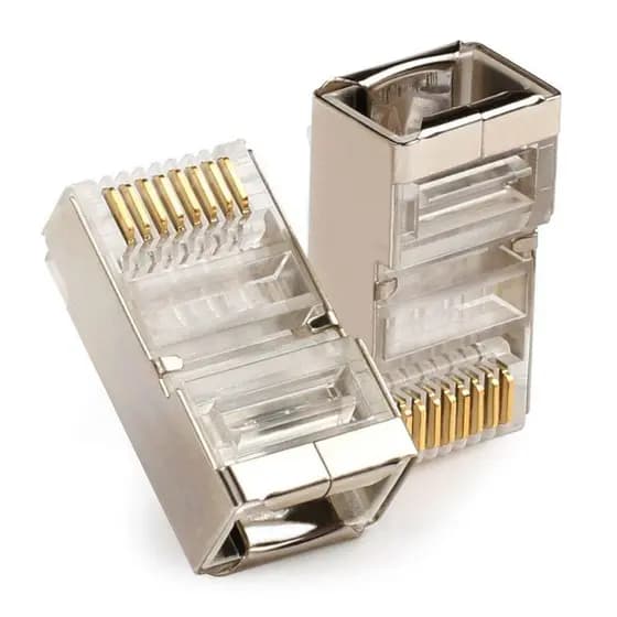 Conector RJ45 Macho Cat6 Blindado