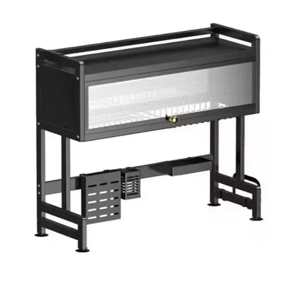 Escorredor de Louça Organizador Pia Suporte Porta Metal Inox