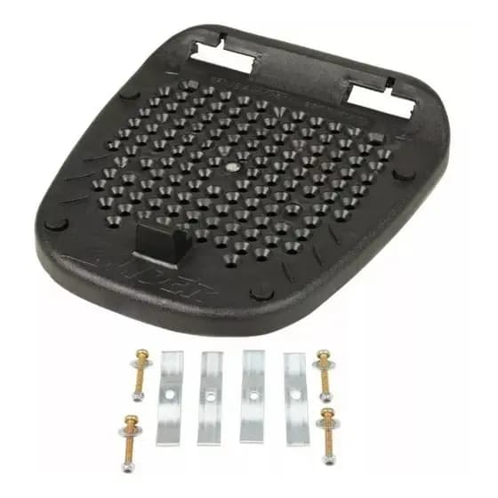 Base Bau Bauleto Glider 28/33/35/38/40 Litros C/ Kit Parafuso Instalação Speed Utility Carbon