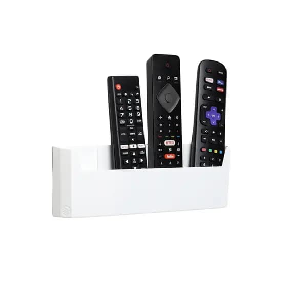Suporte De Parede Porta 4 Controles Remoto Ar Tv Ventilador Universal New C3D Concept 3d Print