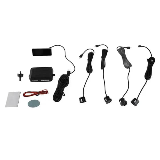 Mmhmbr Sensor De Estacionamento Traseiro , Sistema De Radares De Ré Com 4 Sensores , Detecção De Distância , Display LCD