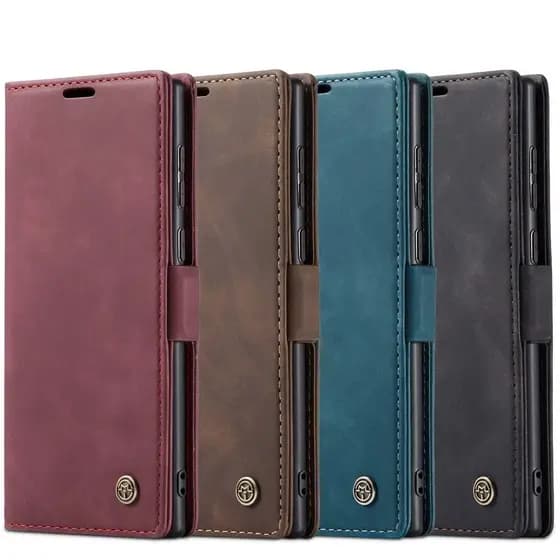 Capa Carteira Caseme Couro com fechamento Magnético para o Samsung Galaxy Note 20 Ultra