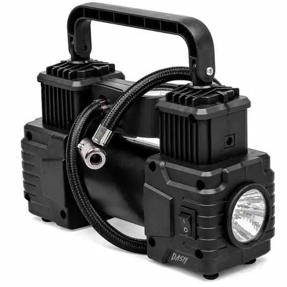 Compressor de ar Pneu Carro Moto Mini Eletrico Portatil 12v