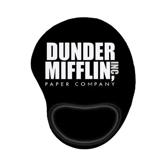 Mouse Pad Ergonômico com Base de Apoio de Pulso Punho The Office Dunder Mifflin LC