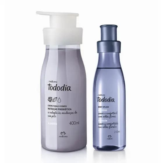 Kit Tododia Algodão com Hidratante e Body Splash (2 produtos) Kit Tododia Algodão com Hid