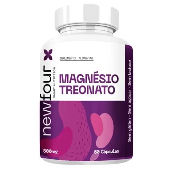 Magnésio Treonato 500mg 60 Caps - Newfour