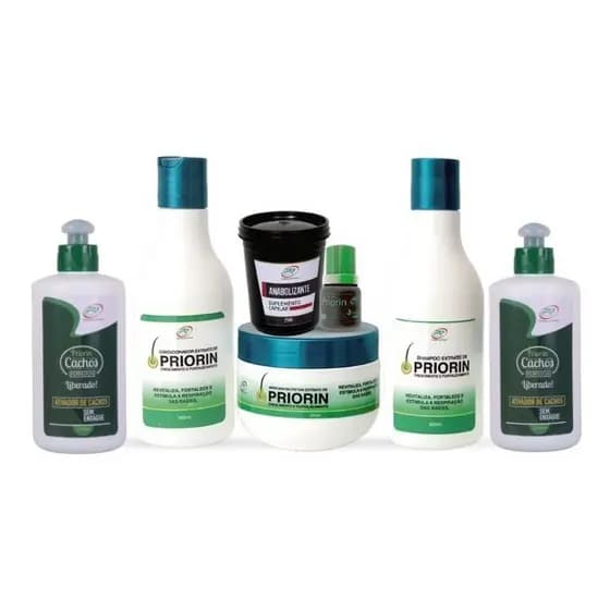 Cresce Cabelo Priorin Kit 2 Creme Pentear - Cresce Cabelo