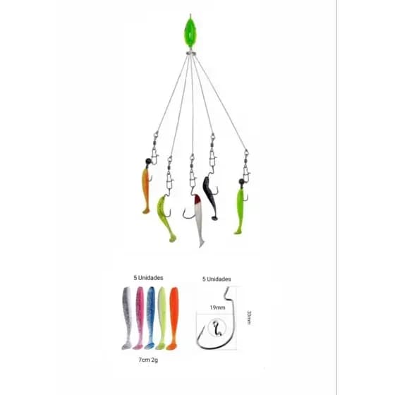 Kit Isca Artificial Guarda Chuvas