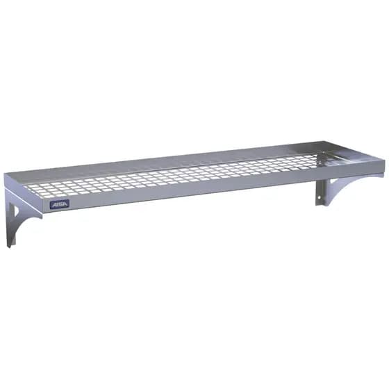 Prateleira Escorredor Inox Gradeada Aparador 25x80