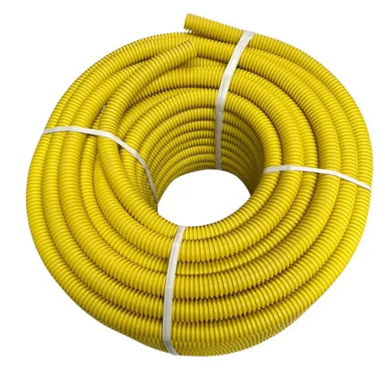 Conduite Eletroduto 1/2 Pol 50mts Amarelo Corrugado 16mm