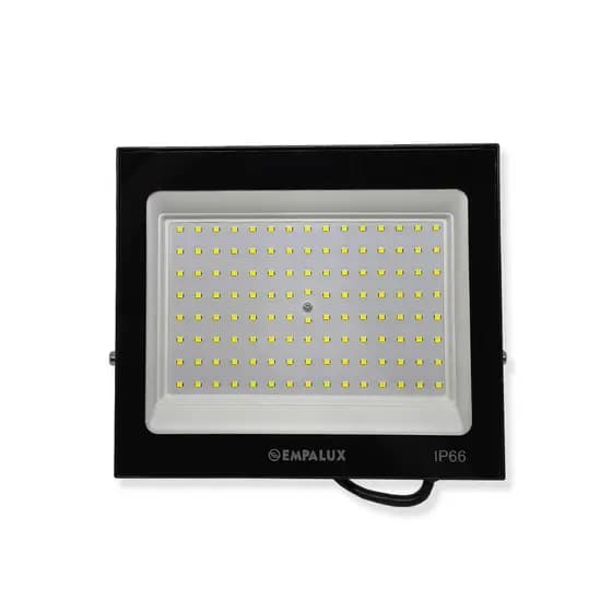 Empalux Refletor LED 150W Bivolt 6500K Branco Frio Ultra Potente Slim Iluminação Externa