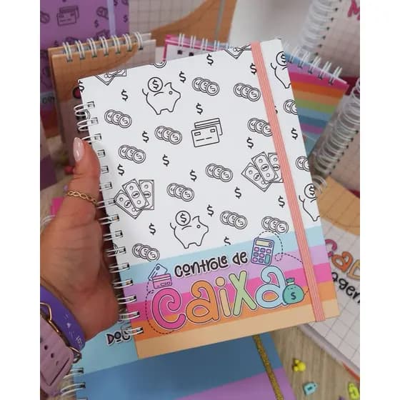 Caderno Controle de Caixa – Planner Financeiro para Organizar Vendas, Entradas e Saídas | Controle |