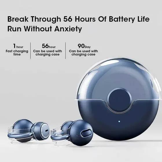 Fones De Ouvido Bluetooth Sem Fio Aberto 360 ° EarClip TWS Sports Headset Brinco Para Jogos Com Microfone